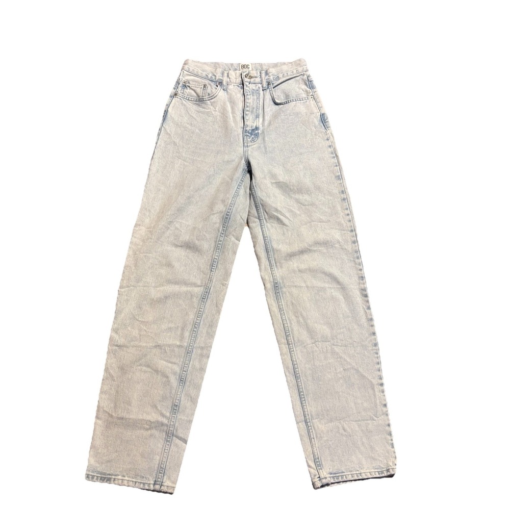 BDG Urban Outfitters High-Rise Baggy Medium Wash Cotton Blue Denim‎ Jeans 27x30
